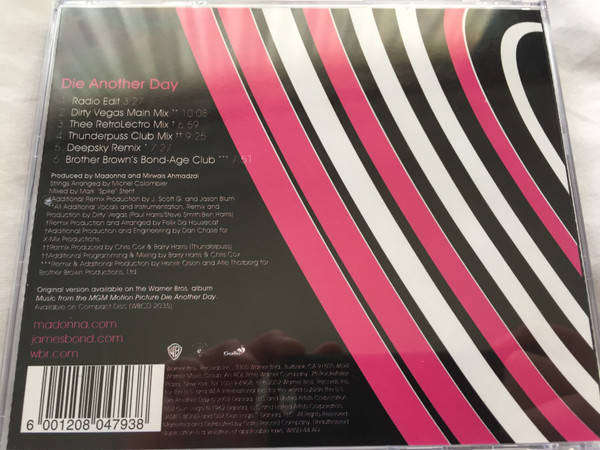 Madonna - Die Another Day (Maxi CD)