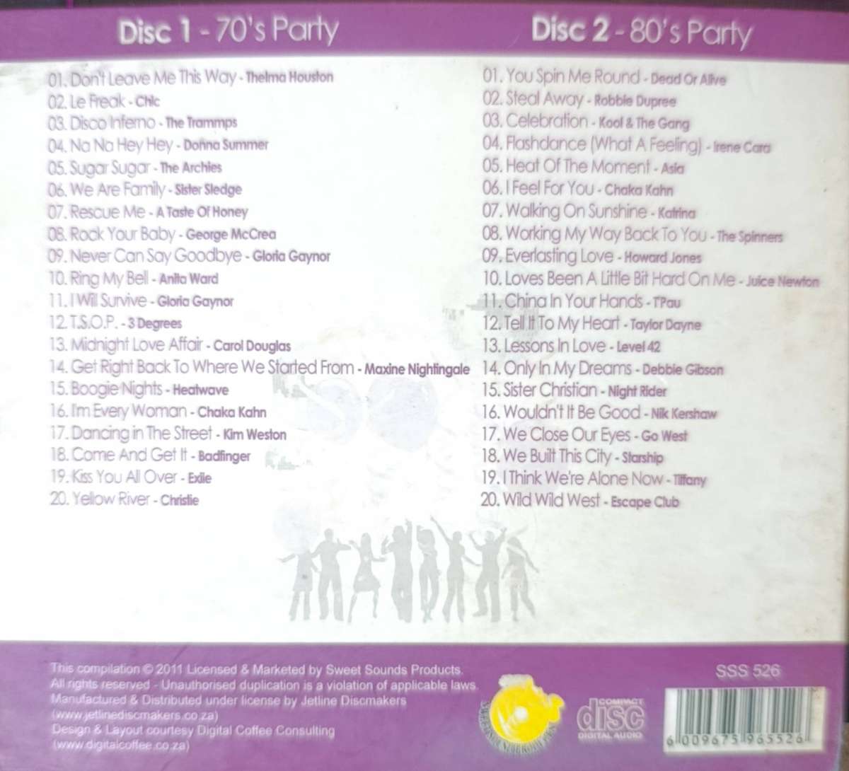 Various - Simply 70's & 80's Party (Double CD)