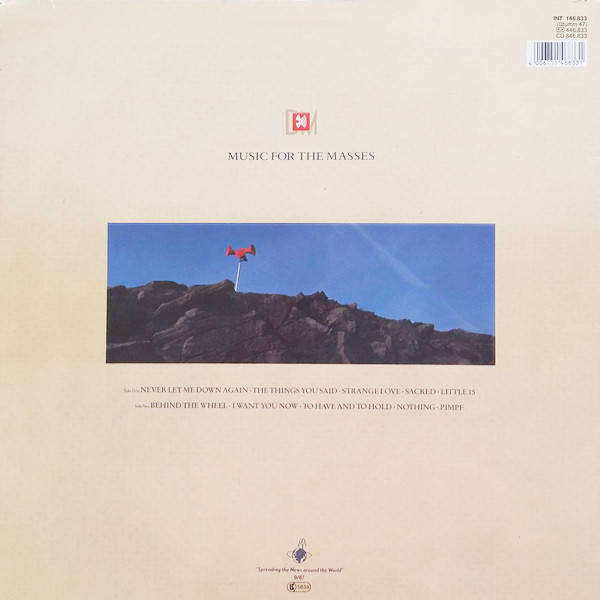 Depeche Mode - Music For The Masses (Vinyl LP Blue Transparent. German Import) Stumm 47