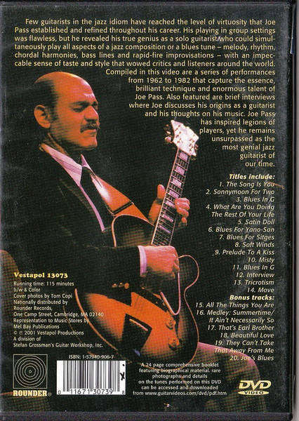 Joe Pass - The Genius Of Joe Pass (DVD)