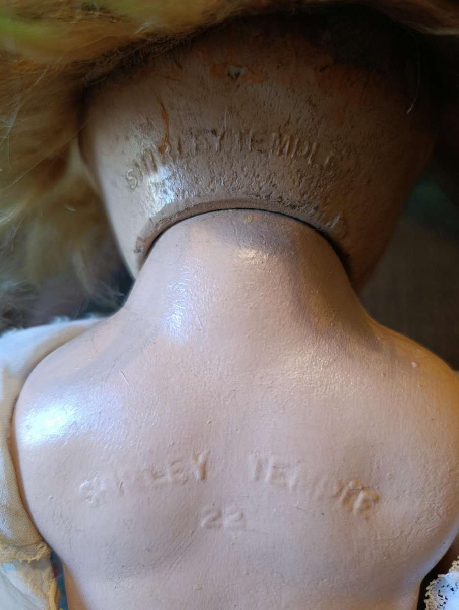 Vintage 1930's 22" Shirley Temple Composition Doll