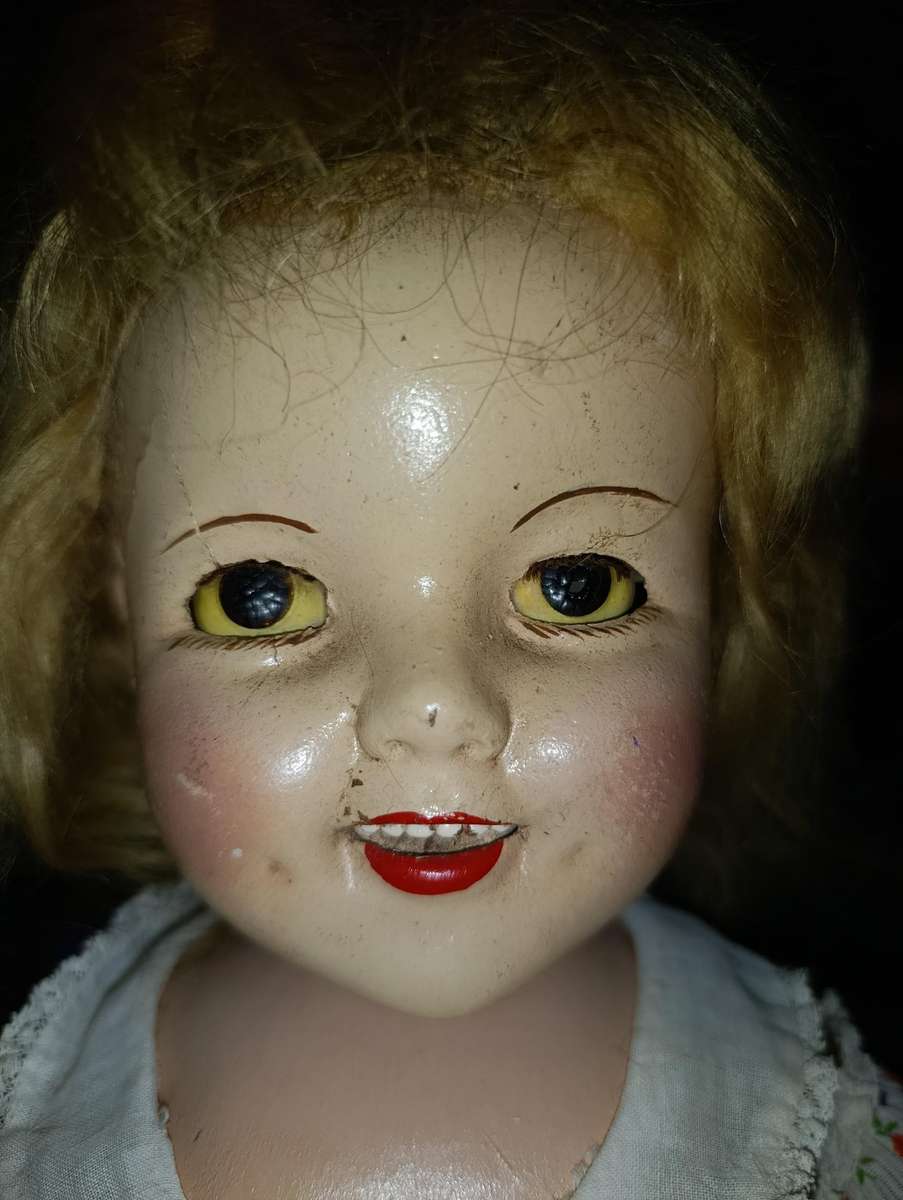 Vintage 1930's 22" Shirley Temple Composition Doll