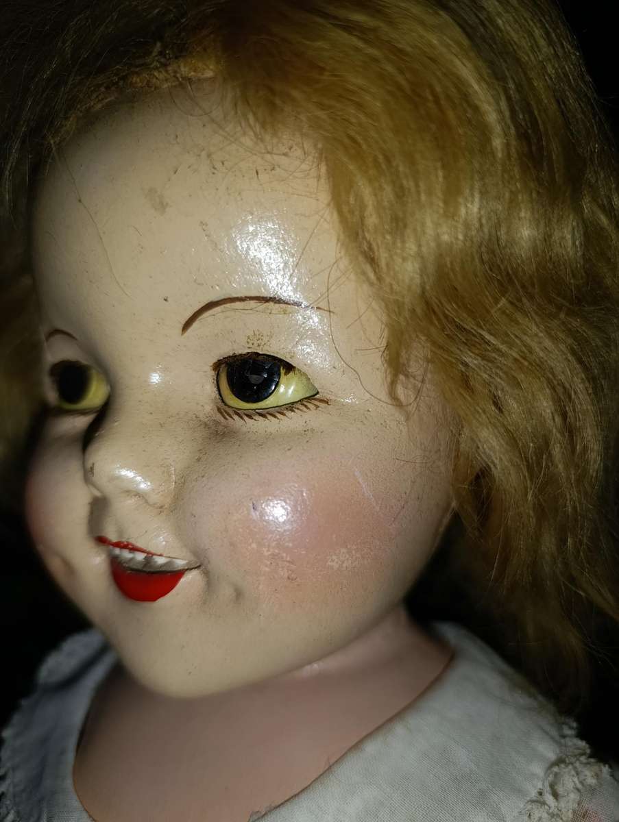 Vintage 1930's 22" Shirley Temple Composition Doll