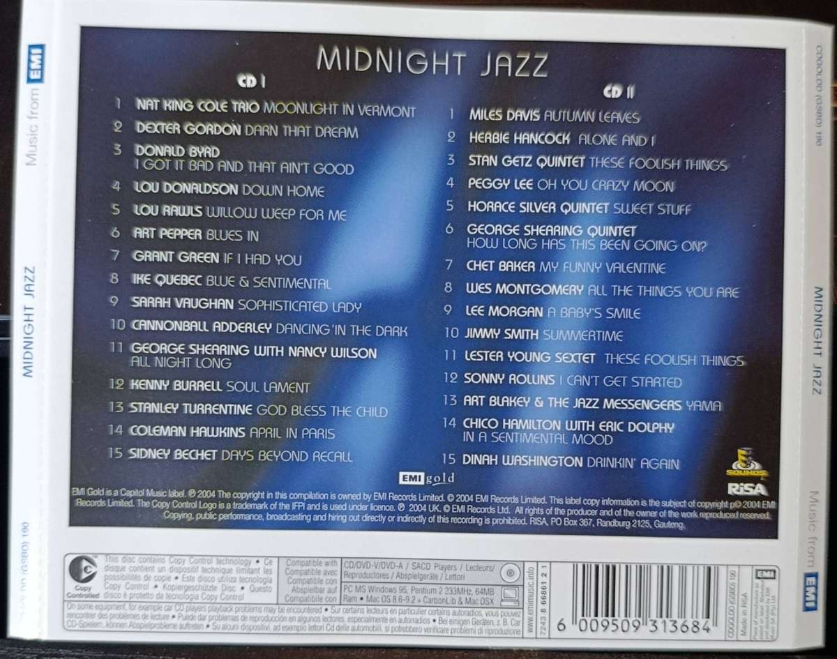 Various - Midnight jazz (Double CD)