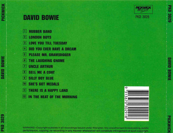 David Bowie - David Bowie (CD)