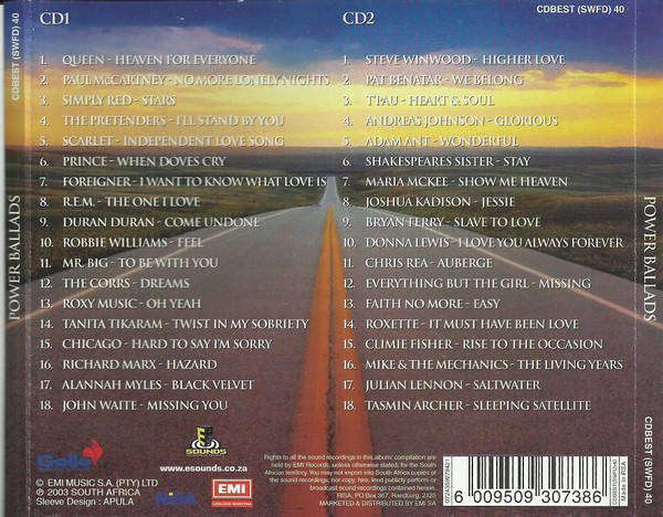 Various - Power Ballads (CD Double)