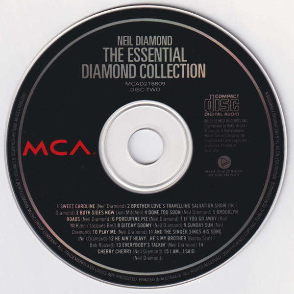 Neil Diamond - The Essential Diamond Collection (CD Double)