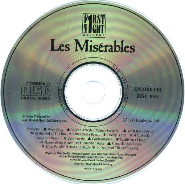 Les Misérables - The Original London Cast (CD Double)