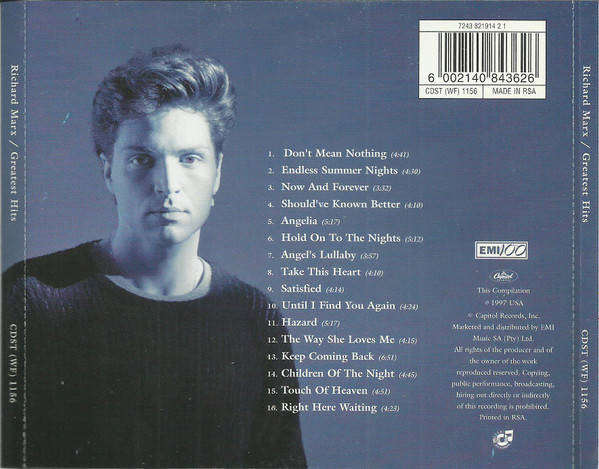 Richard Marx - Greatest Hits (CD)