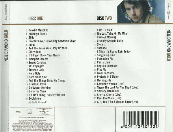 Neil Diamond - Gold (CD Double)