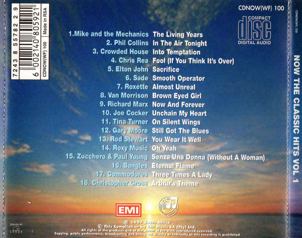 Various - Now The Classic Hits Volume One (CD)