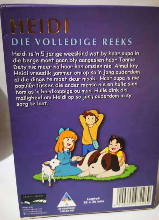 Heidi - Die Volledige Reeks: Episode 1 - 52 (10 DVD box set)