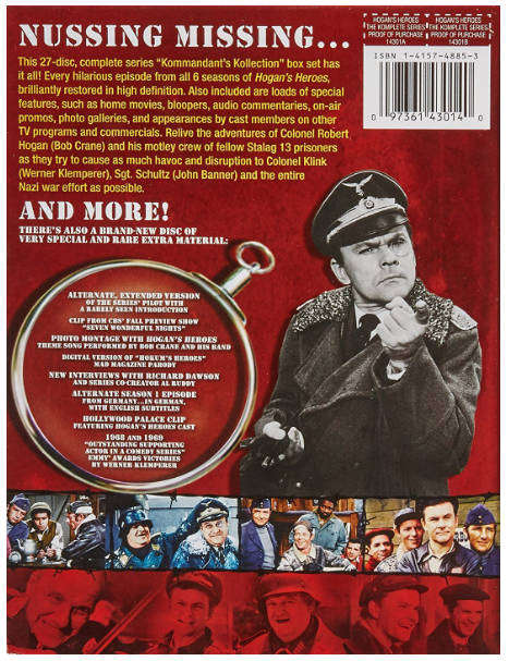 Hogan's Heroes: The Komplete Series, Kommandant's Kollection (27 DVD box set)