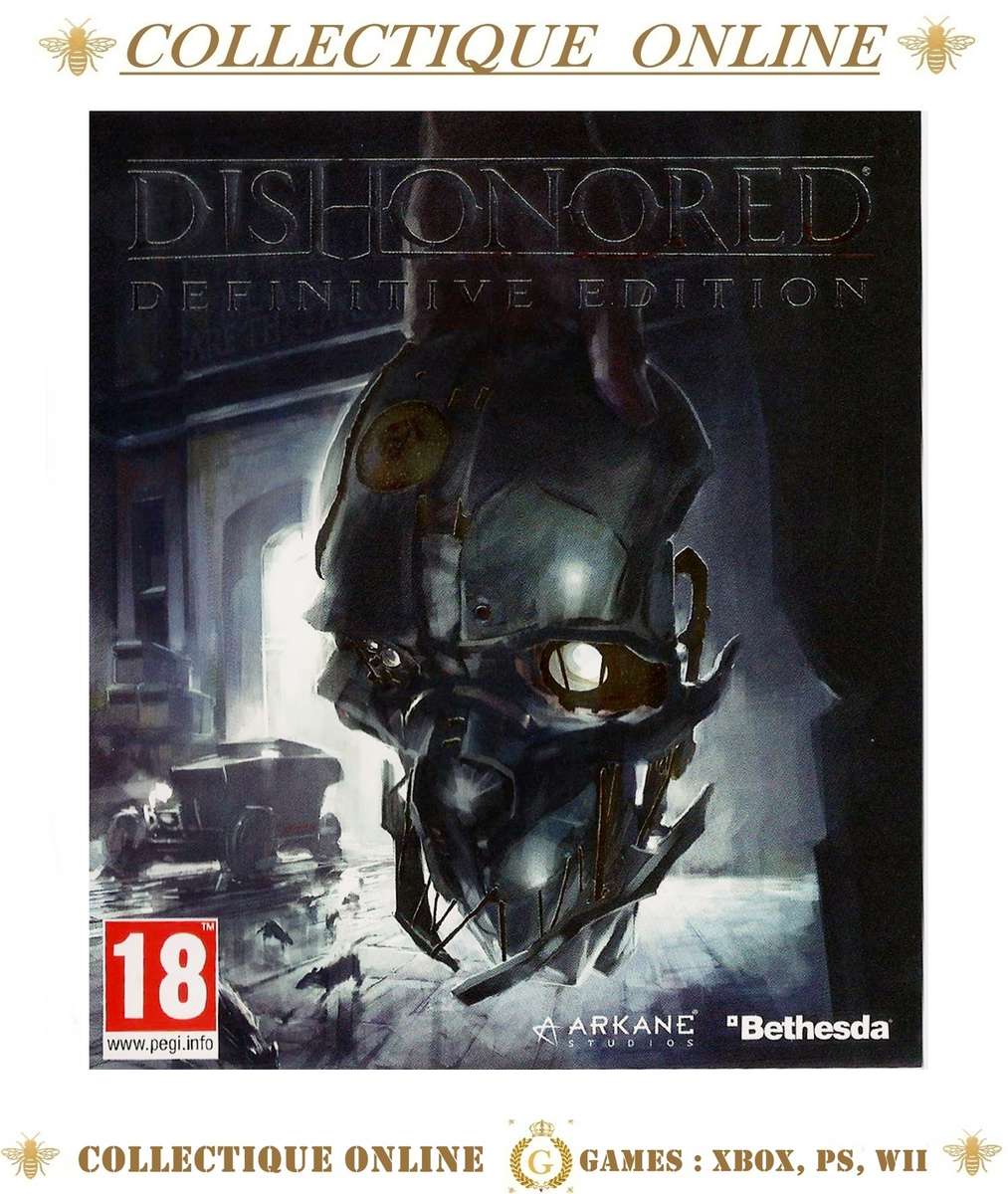 XBOX ONE : DISHONORED DEFINITIVE EDITION : ISSUE 2015 : DISC IN EXCELLENT CONDITIONS. As Per Photo.