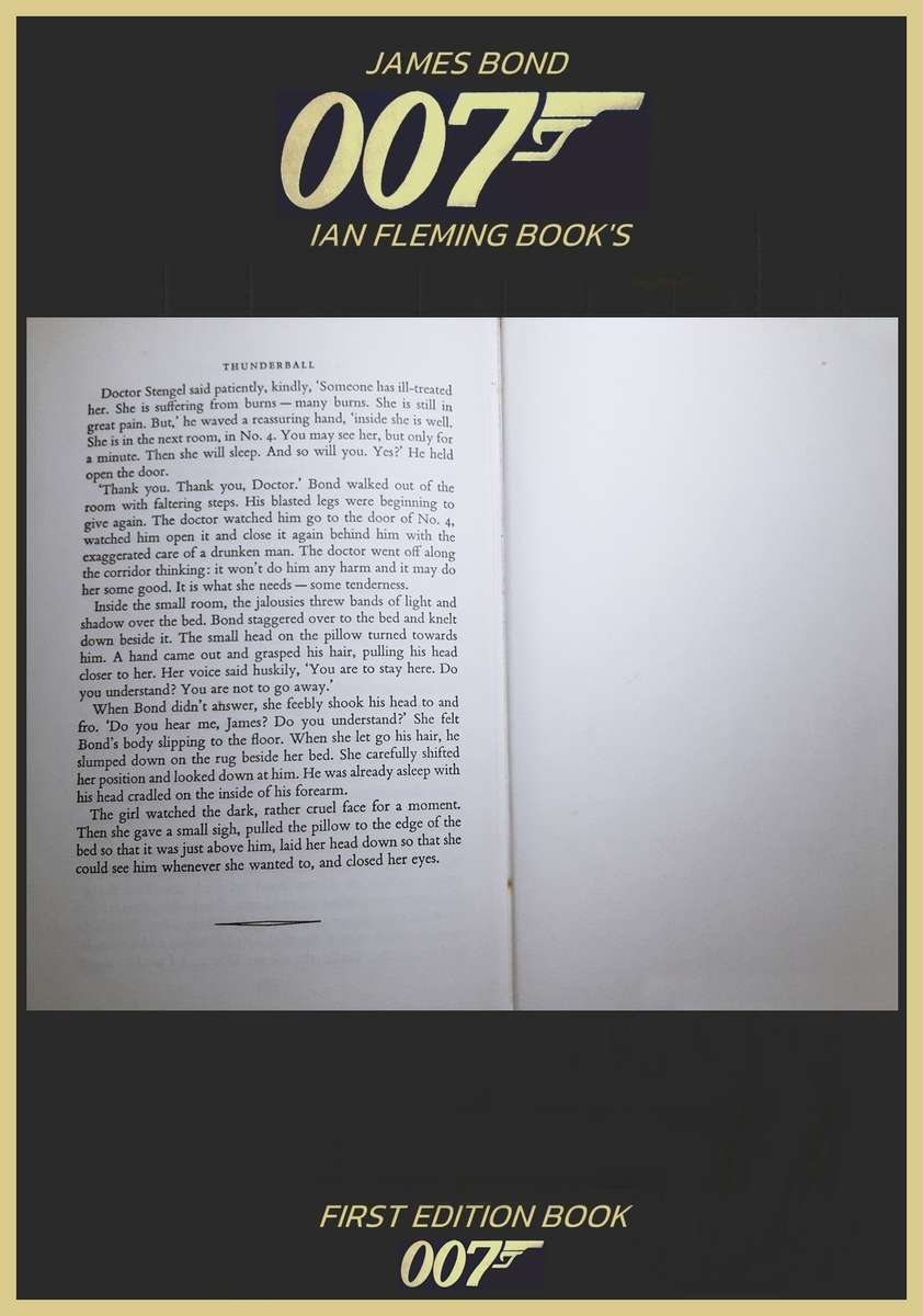 FIRST EDITION 1961 : IAN FLEMING JAMES BOND : THUNDERBALL.