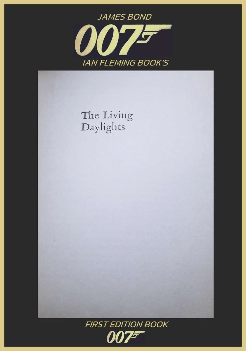 FIRST EDITION 1966 : IAN FLEMING JAMES BOND : OCTOPUSSY AND THE LIVING DAYLIGHTS.
