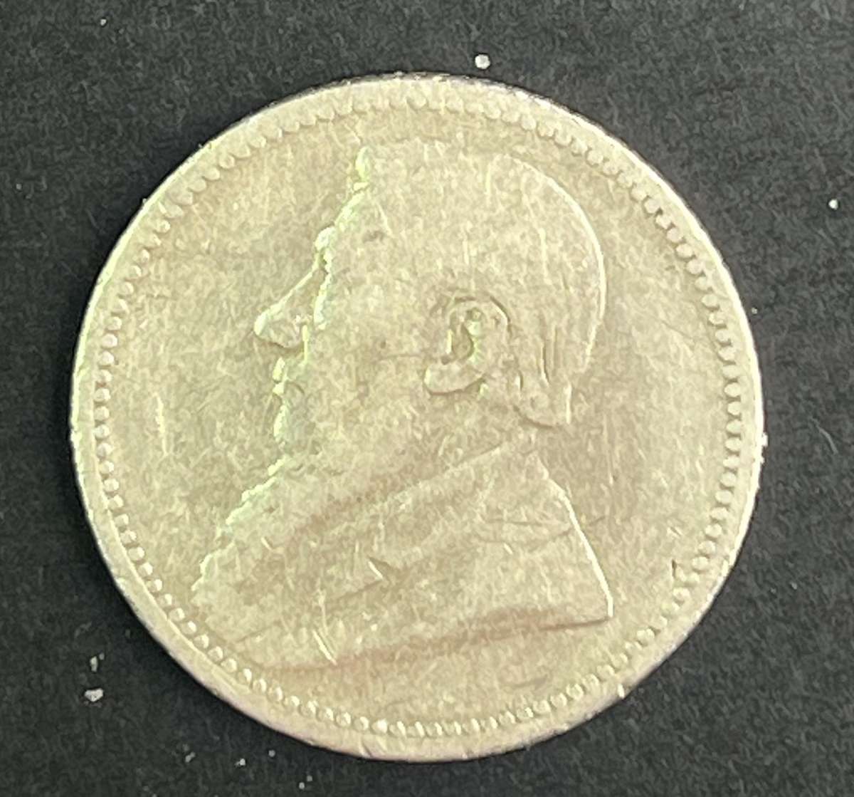 ZAR 1894 Silver Six Pence mintage 168 000