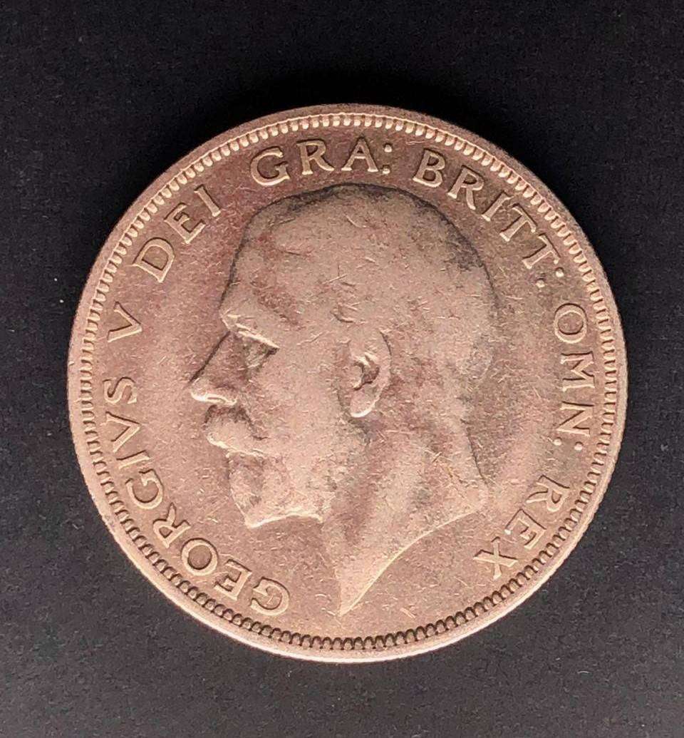 1936 GB George V SILVER Half Crown