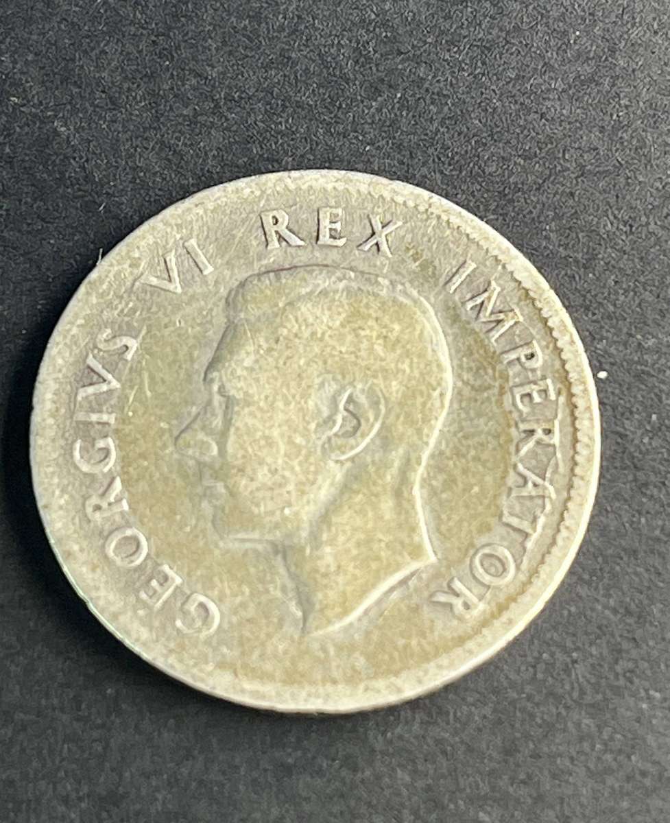 1942 SA One Shilling Silver