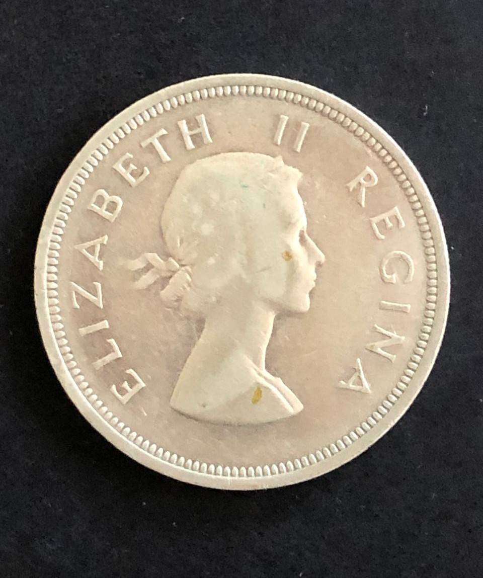 1957 SILVER SA Two and a half shillings (QE2)