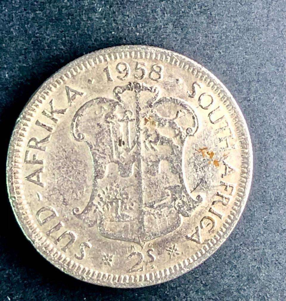 1958 Silver Two Shilling QE 2 series