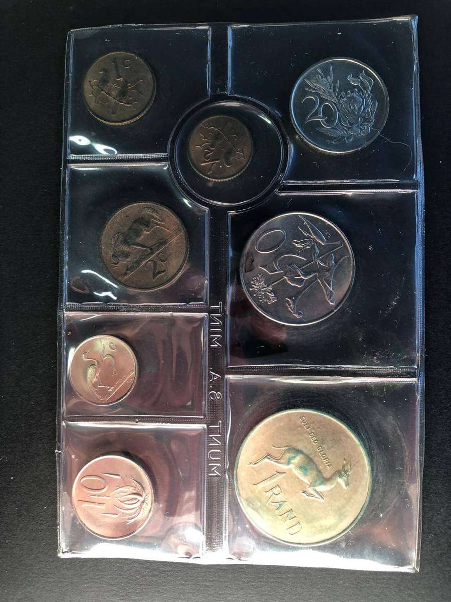 1970 SA mint pack one rand silver
