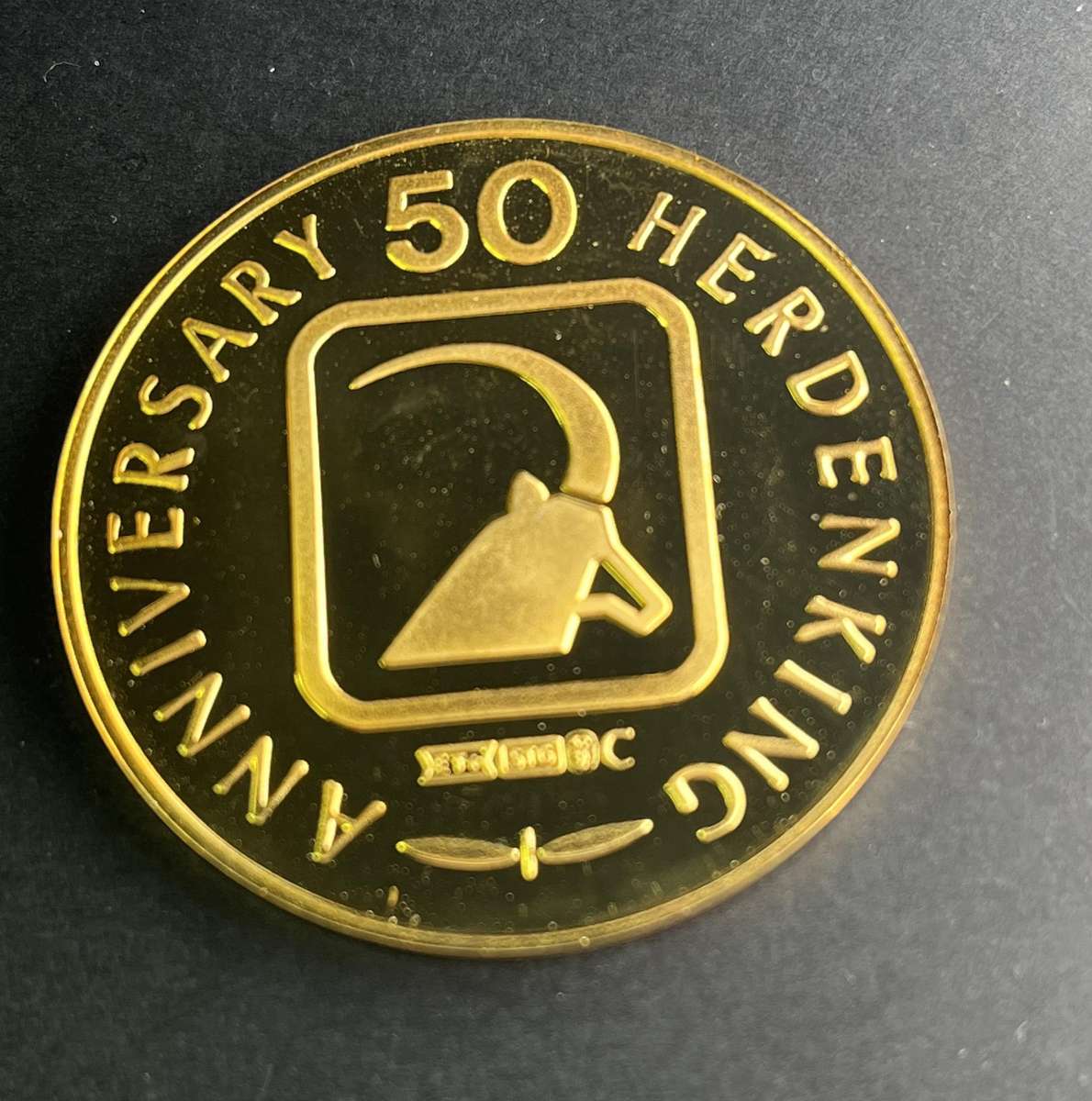 SA Wild Life Society 50th anniversary  silver medallion 37.3 gr