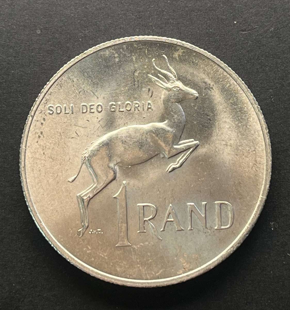 1967 One Rand  Silver H. Verwoerd English legend