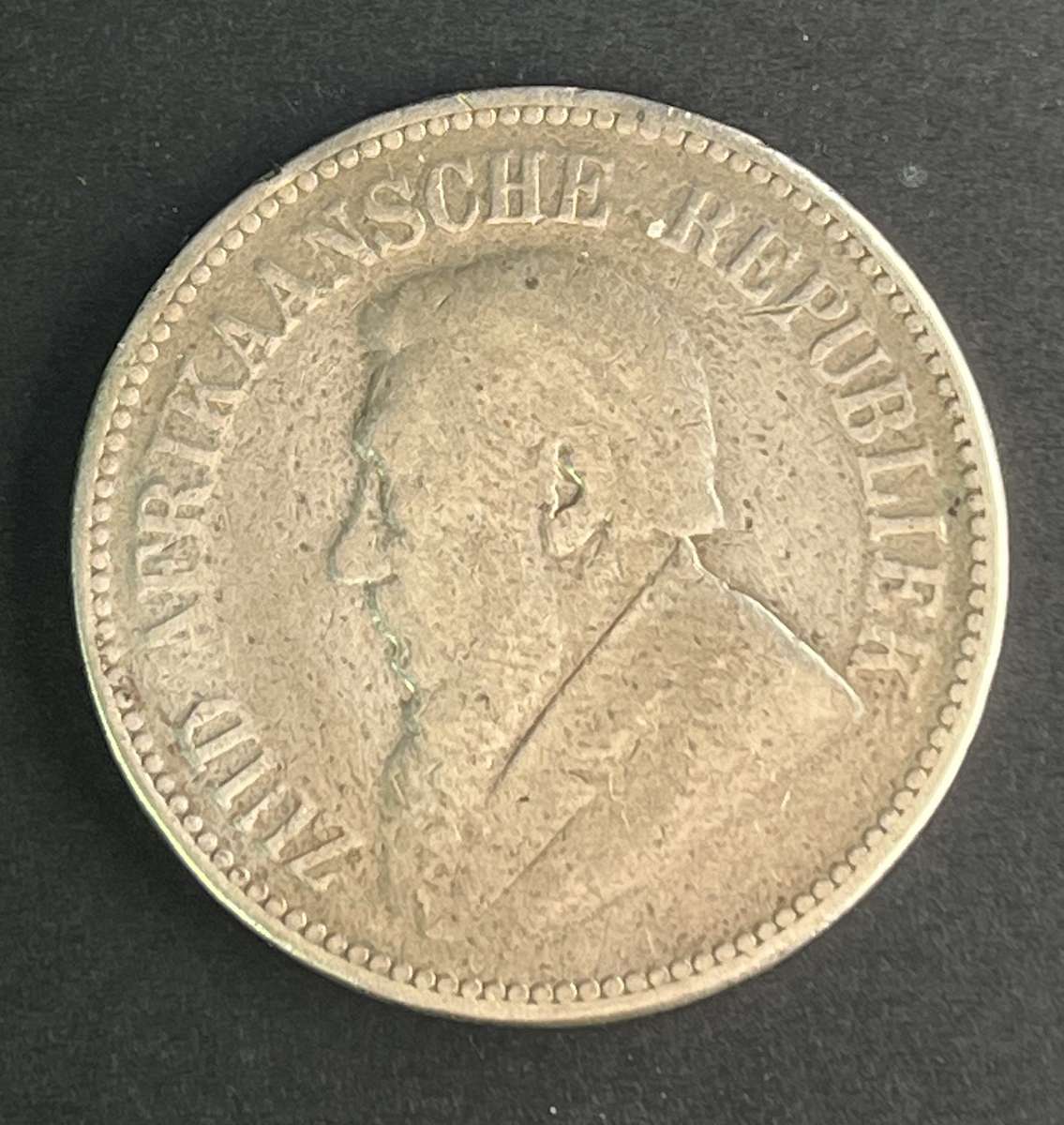 ZAR 1894 Two and a half Shillings Silver