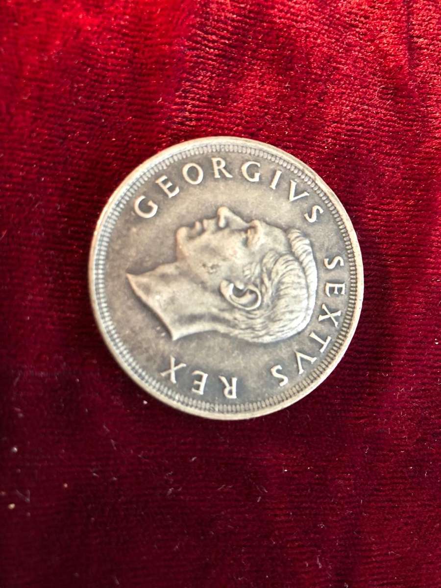 1952 5 shilling silver