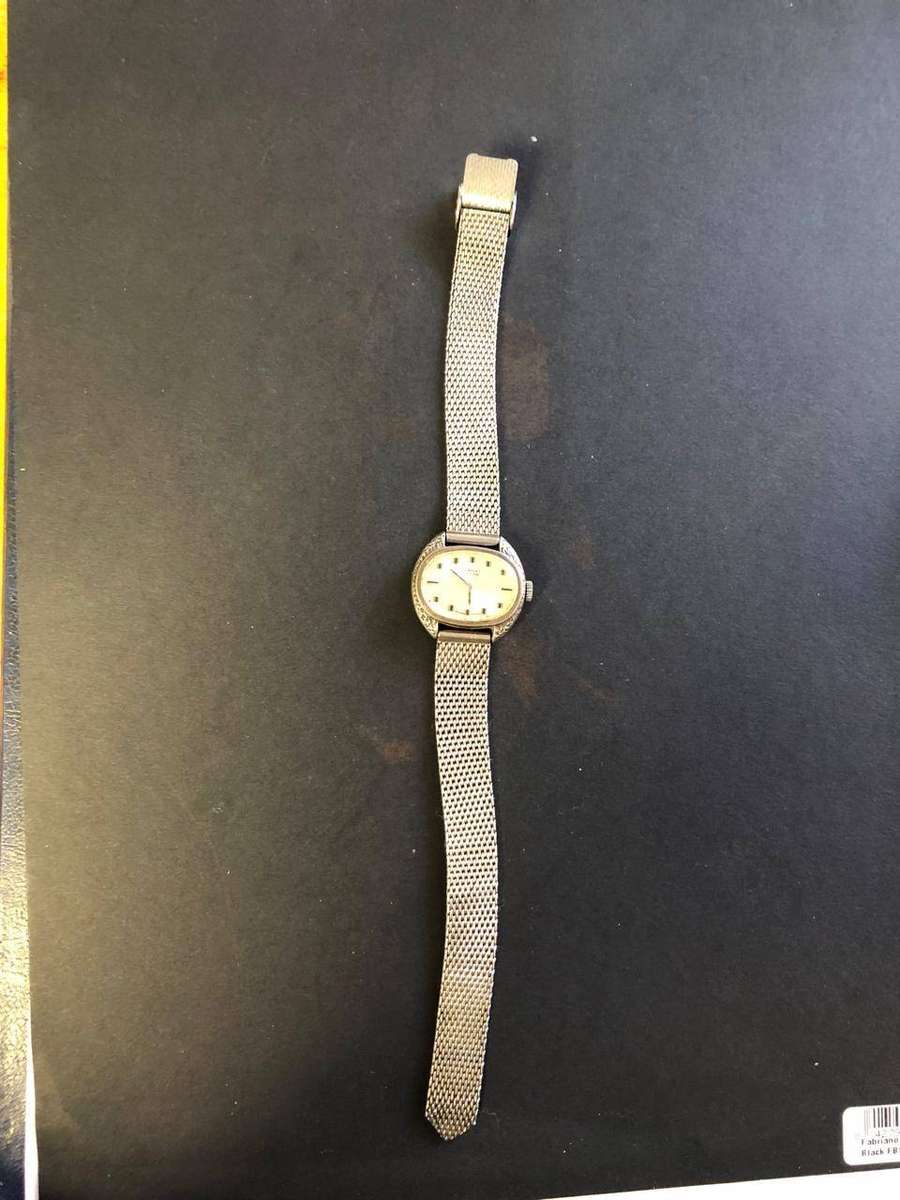 Vintage Bentley deluxe mechanical silver watch (running)