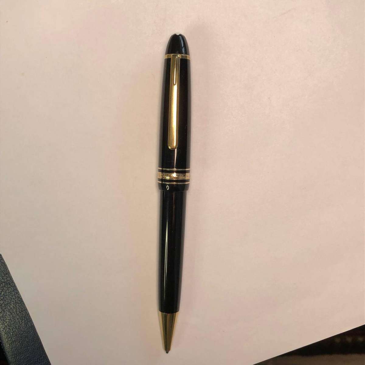 Authentic Gold coated Le Grand Mont Blanc Meisterstuck Ballpoint pen