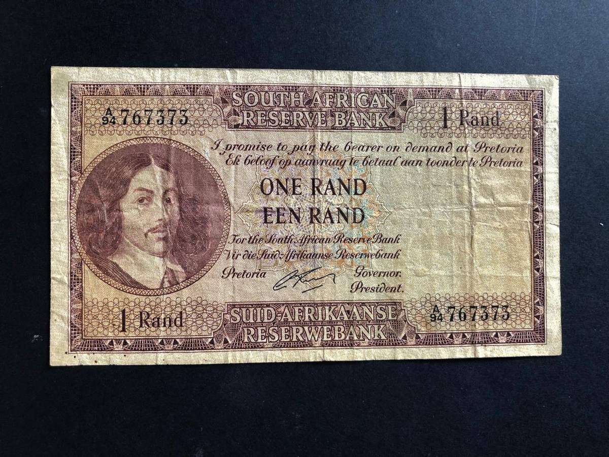 1962 G Rissik One Rand Serial A94