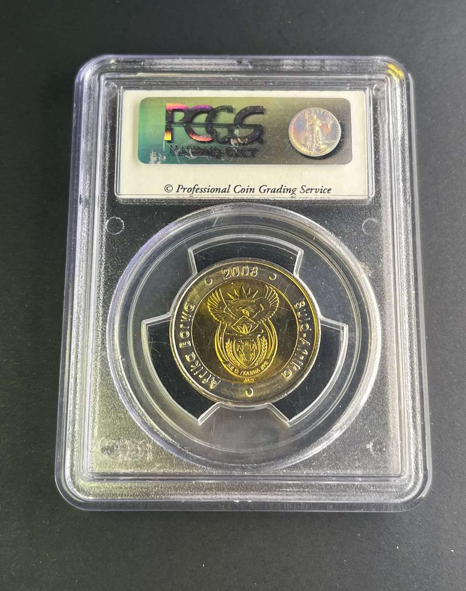 2008 Mandela 90th Birthday, Graded MS 67 (PCGS)