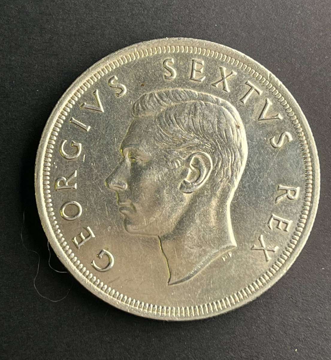 300th anniversary founding of Cape Town. Five shilling .500 silver