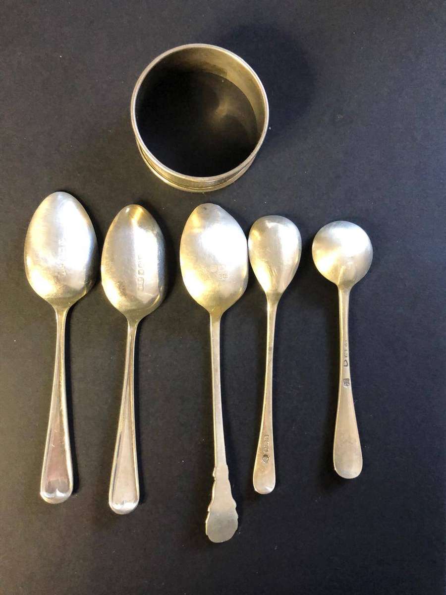 Assorted vintage STERLING SILVER items