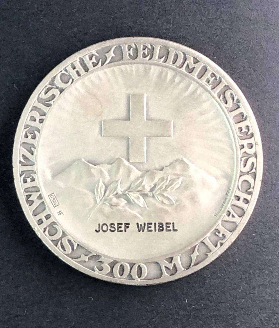 SILVER Swiss medallion
