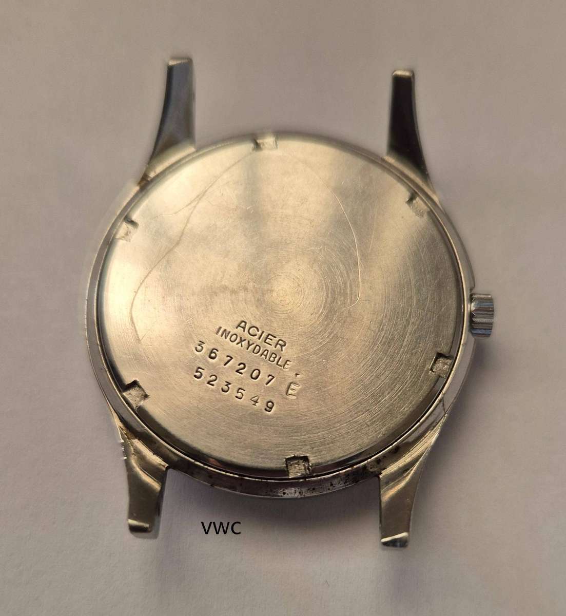 Vintage Earnest Borel men's manual wind watch - working