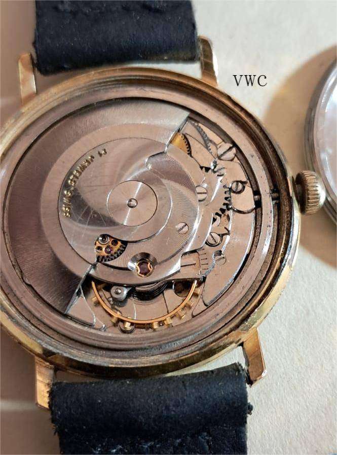 Vintage 1960's men's Nivada 21 automatic watch- not running, needs a service