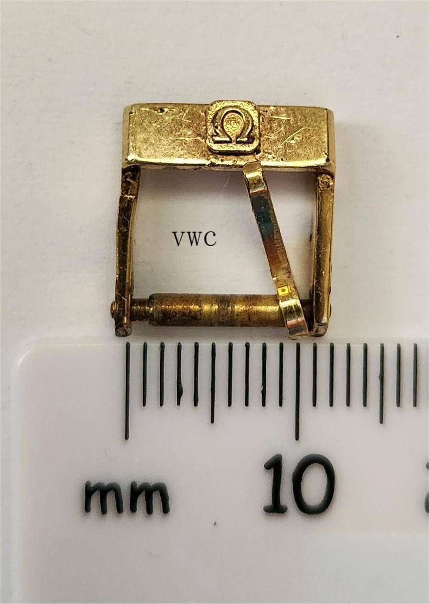 Original vintage Omega ladies' tang buckle- gold plated