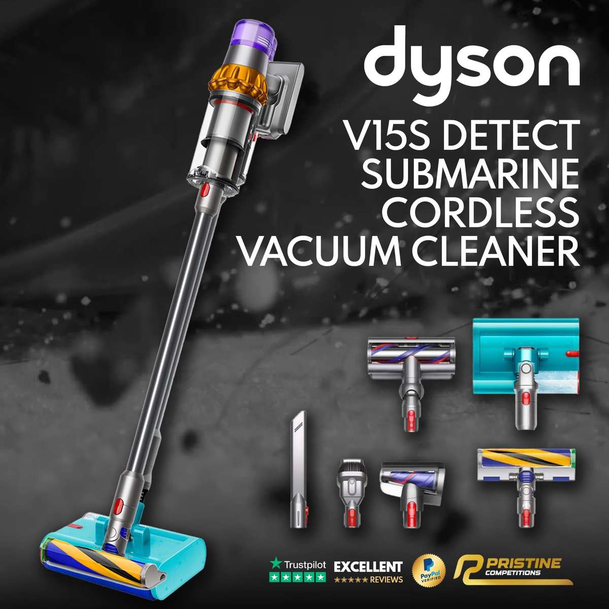 Dyson V15 Detect Submarine Cordless Vacuum Cleaner
