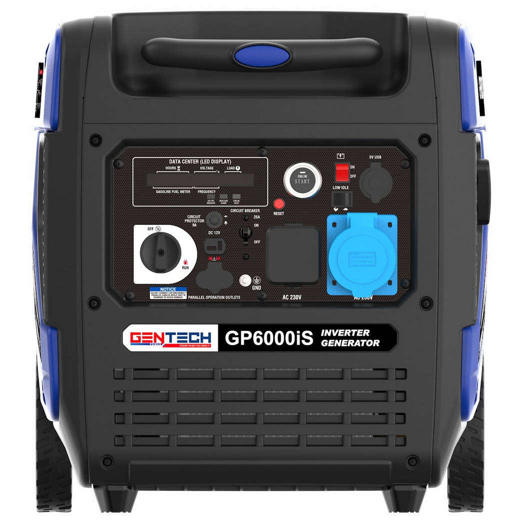 Gentech 6KVA Electric Start Digital Pure SineWave Petrol Inverter Generator