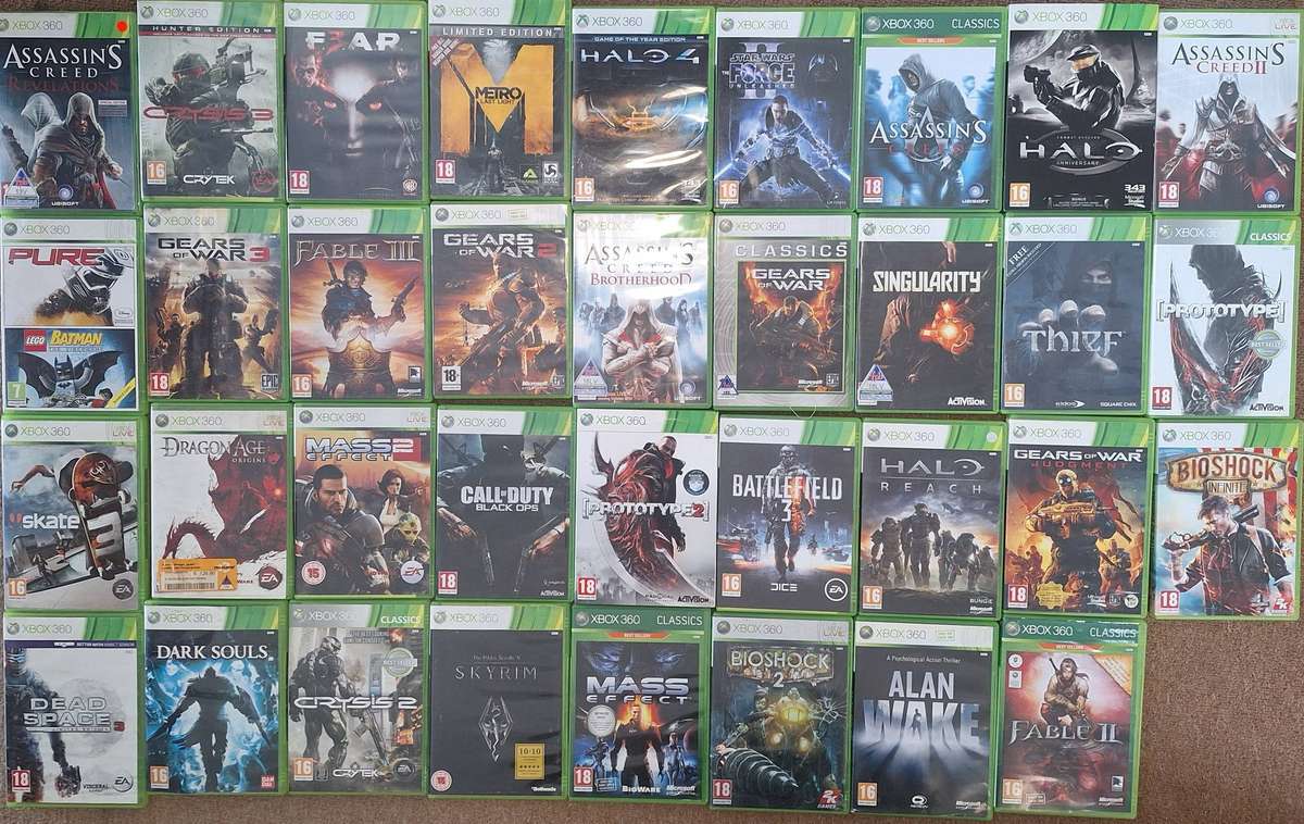 36 × Xbox 360 Games  Mixed Lot  Mostly Good Condition