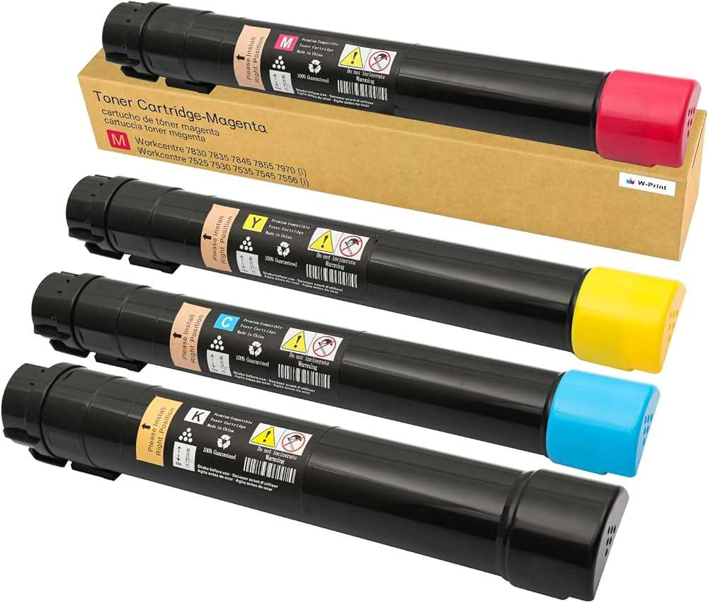 Xerox WorkCentre 7525/7530/7535/7545/7556/7830/7835/7845/7855/7900 Compatible Toner(CMYK)