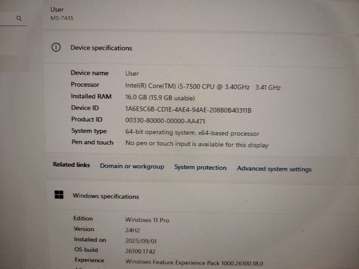 Hardware Bundle, Intel Core i5 7500, CPU, RAM, MB, SSD