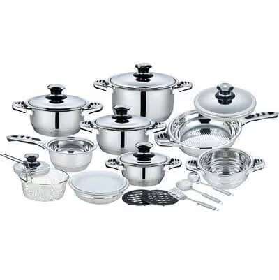21 Piece High Quality Stainless Steel Cookware Set
