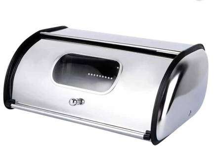 Totally Home 2 BREAD Stainless Steel Bread Basket  READ DISCRIPTION