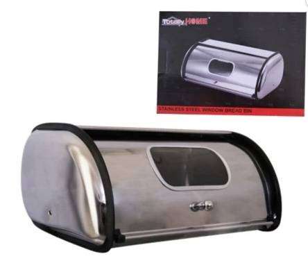 Totally Home 2 BREAD Stainless Steel Bread Basket  READ DISCRIPTION