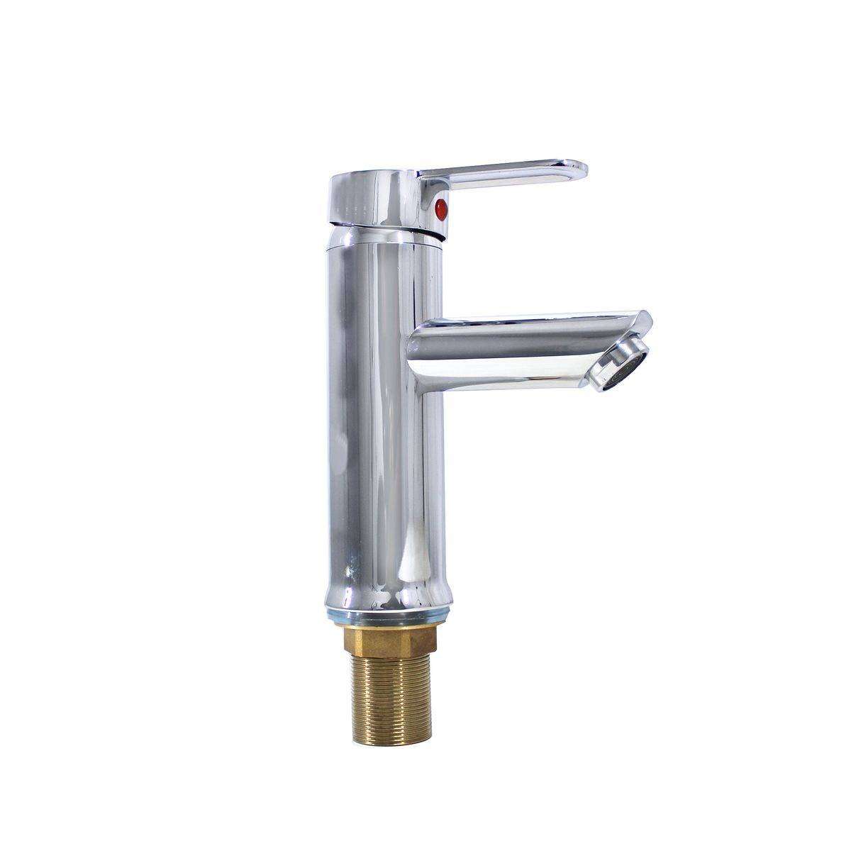 Sanitaryware Elliptical Single Lever Brass Bathroom Basin Mixer