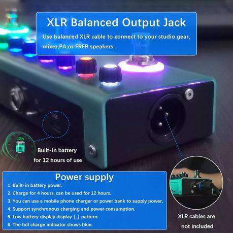 M-VAVE Tank Guitar / Bass Multi-Effects Pedal
